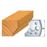 CMT 690.019 PROFILE KNIVES FOR INSERT SHAPER SYSTEM SP 1-37/64”x5/32” (40x4mm)